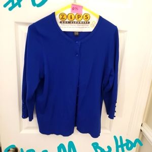 Cardigan with button details on the sleeves